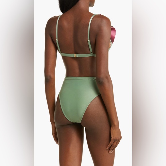 Farm Rio Ruffle Bikini Top, Size X-Small, $$115 - Picture 8 of 12